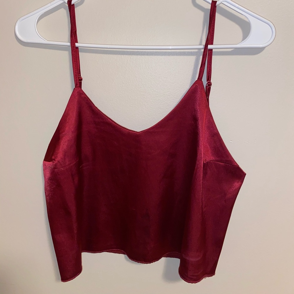Silk tank top